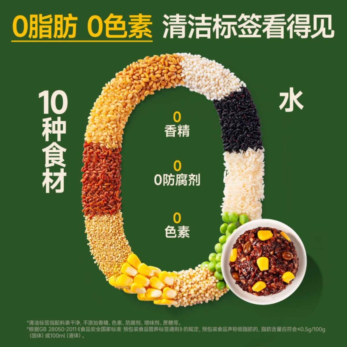 [三只松鼠_十色糙米饭团960g]开袋即食低脂真10种粗粮代餐饱腹高清大图