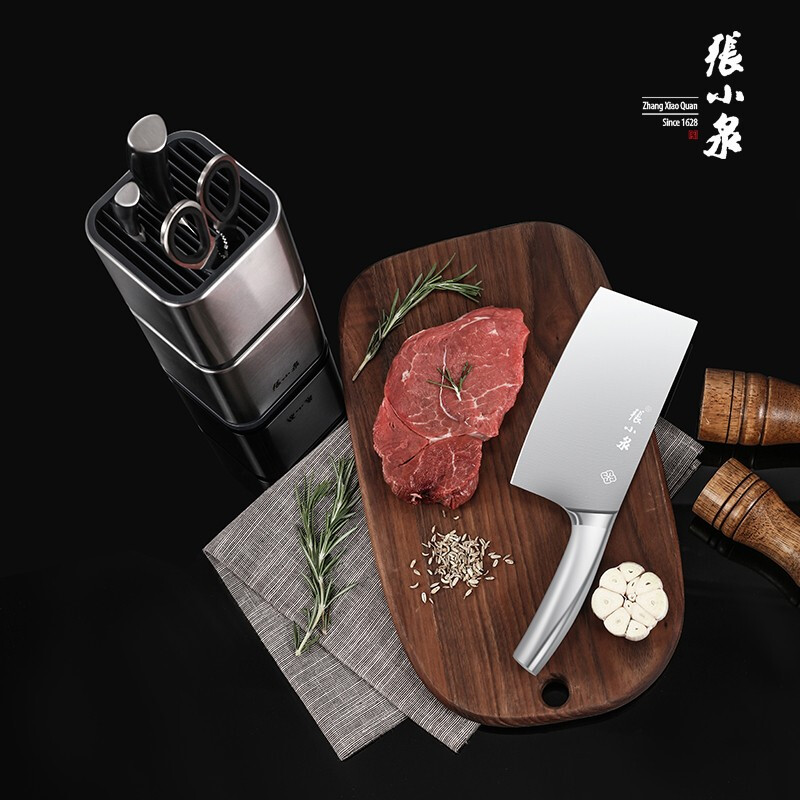 张小泉银弧系列套装刀具五件套不锈钢厨房套刀套锋利实用礼品D31370100高清大图