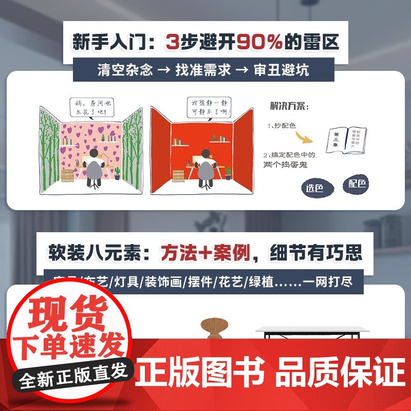 [正版]软装设计手册 学软装,做自己的装饰家 室内设计 软装 家居装修 家居美学 软装搭配 设计小白的“救星”高清大图