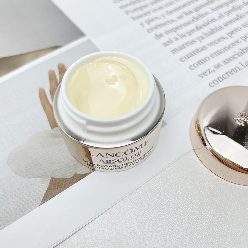 兰蔻(LANCOME)菁纯眼霜小样5ml抗皱紧致去细纹女淡化黑眼圈 淡化细纹三个/装高清大图