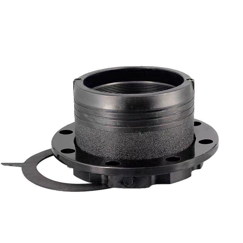 中锦科技 PE电熔法兰 PE200[电熔头+法兰+垫]套高清大图