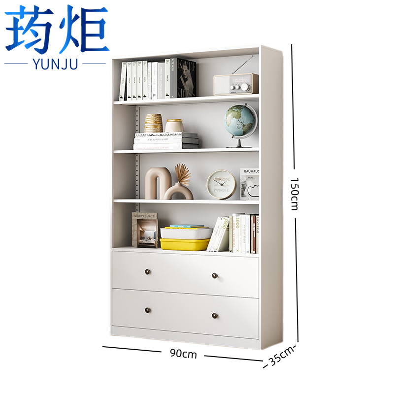 荺炬 书架 四层二抽90cm组