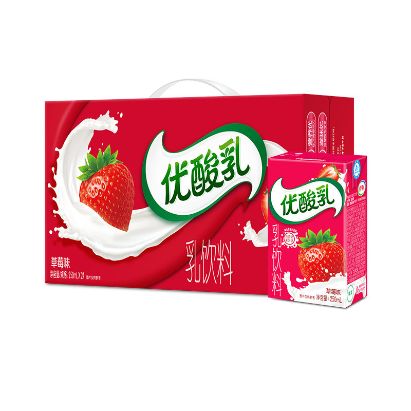 伊利草莓优酸乳250ml