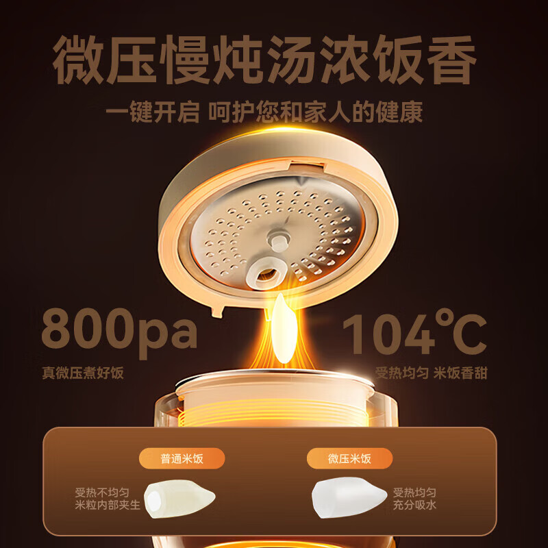 美菱(MELING) 电饭煲智能预约家用电饭锅2升款MF-W2001高清大图