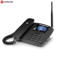 摩托罗拉(MOTOROLA)FW400L电话机 4G 普通家用/办公话机 免提来电 显示带背光全网通 黑色