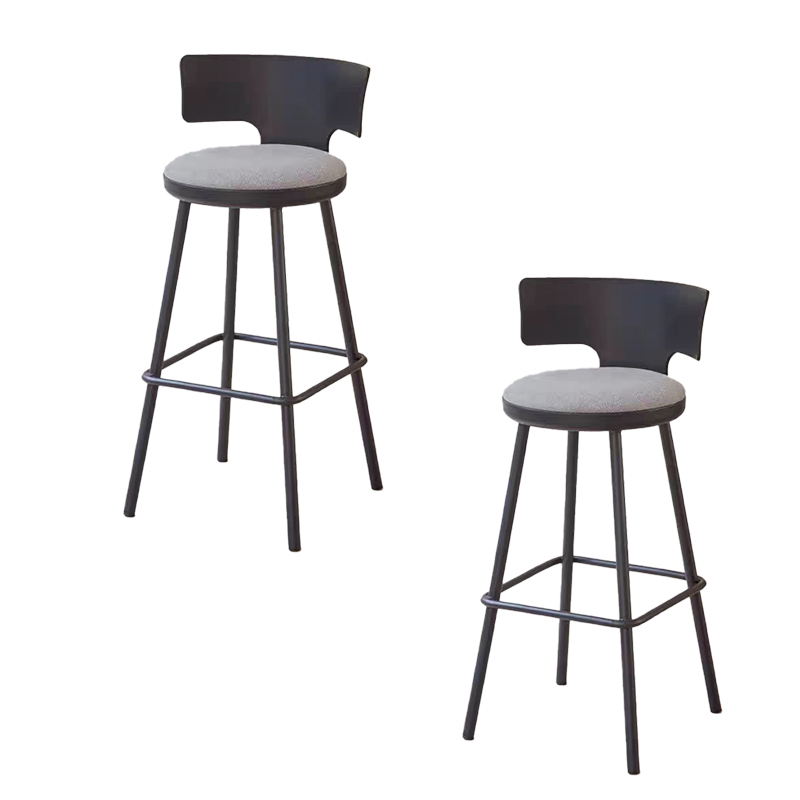 先围 高脚凳 黑41*41*92cm 把高清大图