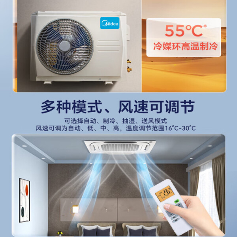 美的(Midea) 天花机3匹LF-72QW/N8Y-D(D3)