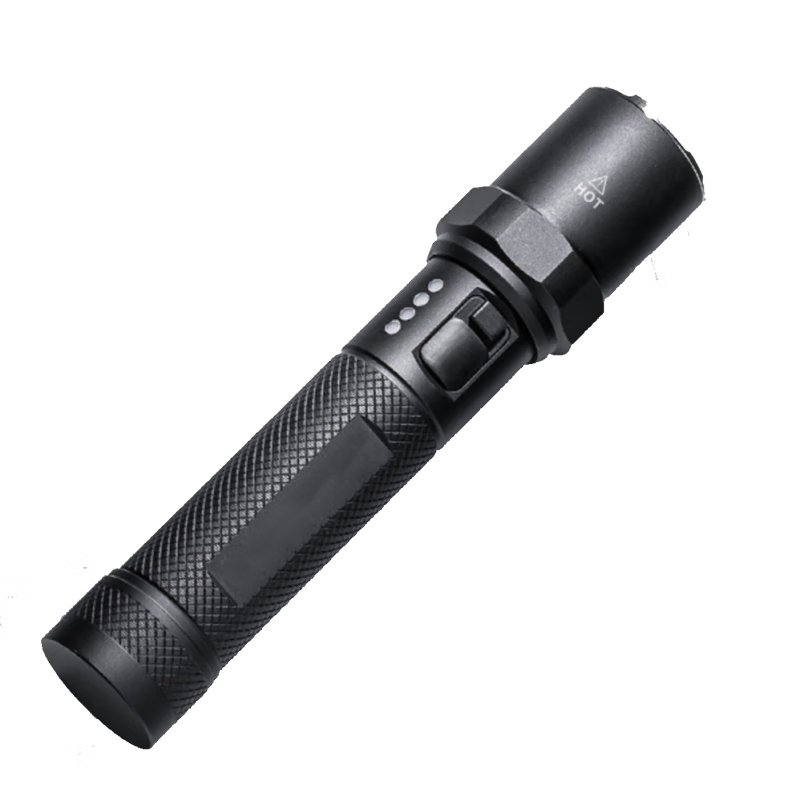 英颢强光便携手电1300流明 铝合金充电手电筒户外应急