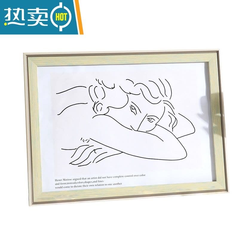 敬平莫兰迪相框挂墙北欧风画框装裱A3a4展示架免打孔4k8k四开油画外框 生动粉白 12寸挂摆两用[可放30.5*25.图片