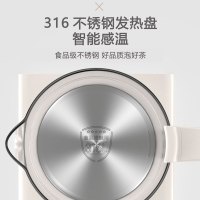 爱仕达ASD养生壶多功能1.5L智能家用全自动触屏面板电热烧水壶高硼硅玻璃花茶养生壶AW-D15B357