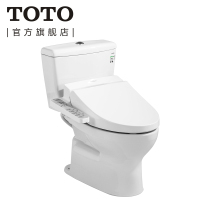 TOTO 喷射虹吸式节水坐便器分体马桶智能卫洗丽C300E1B+TCF345CS 座便器马桶配缓冲智能盖套餐 300MM