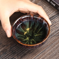 MULTIPOTENT建盏茶具功夫茶杯窑变主人杯君子杯(2个装)精美伴手礼盒套装