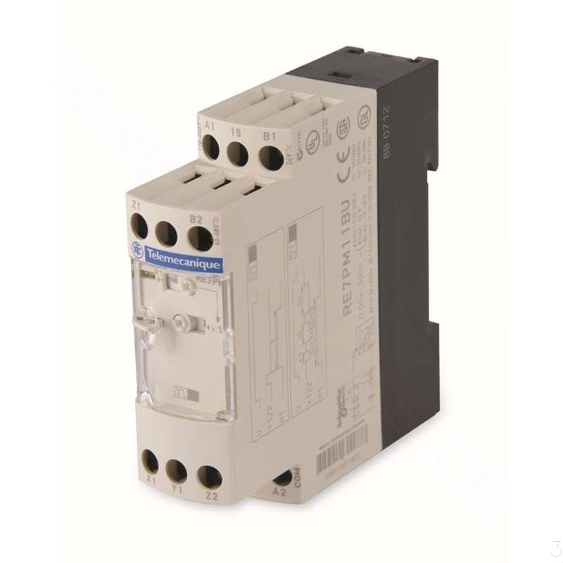 施耐德 Schneider Electric RE7PM11BU 标准型继电器输出时间继电器-RE7,RE7PM11BU