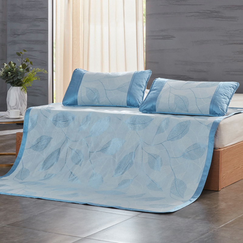 罗莱家纺床上用品夏季夏凉用品空调凉席家用席子单双人1518m床冰丝席