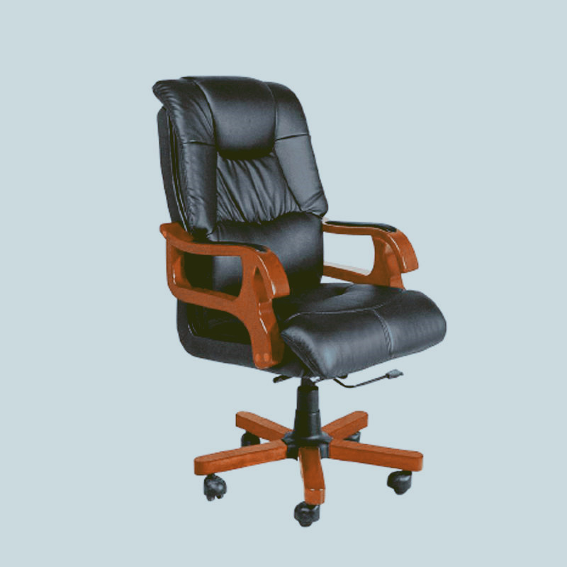 红本 hb-b342西皮办公家具办公转椅皮艺电脑椅简约现代中班椅老板椅