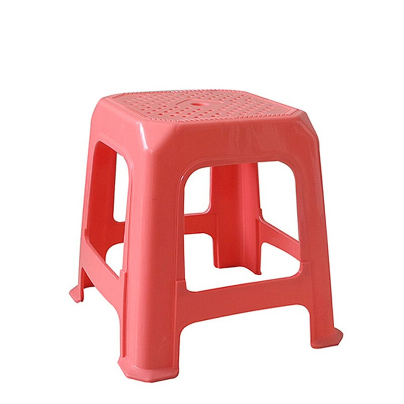 茶花塑料凳子家用中凳加厚方凳小板凳0833