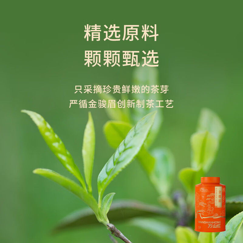 八马茶叶万山红 ·多好运特级金骏眉240g高清大图