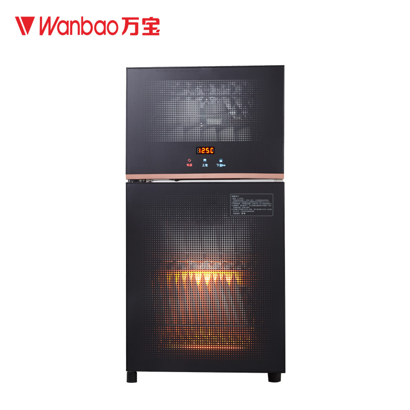 万宝(wanbao) 消毒柜 ZTP108-F39立式家用 红外线高温 二星级 触摸屏 消毒碗柜 厨房餐具消毒柜