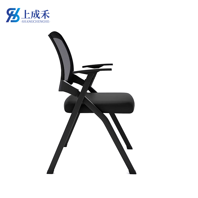 上成禾折叠培训椅黑色/把高清大图