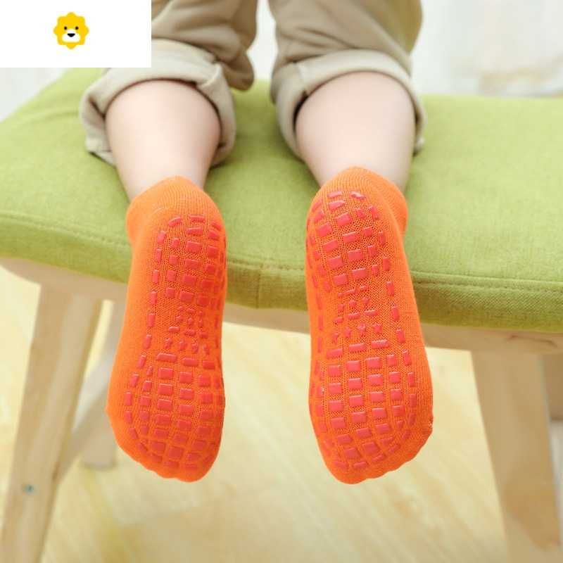 喻娄宝宝室内运动蹦床防滑袜耐磨成人足底硅胶亲子早教儿童地板袜