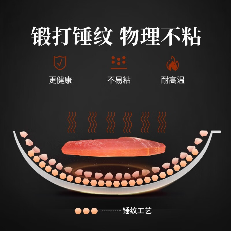 张小泉中华爆炒精铁炒锅C30820300(不带锅盖)高清大图