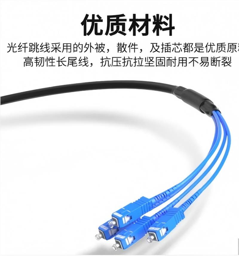 赛欧诺GYXTW室外单模铠装架空光缆 8芯 根(30米)高清大图