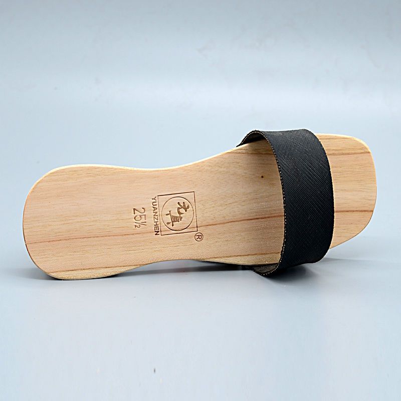 中国风木鞋传统工艺木头拖鞋广西乡村木屐男女怀旧复古特色木头鞋