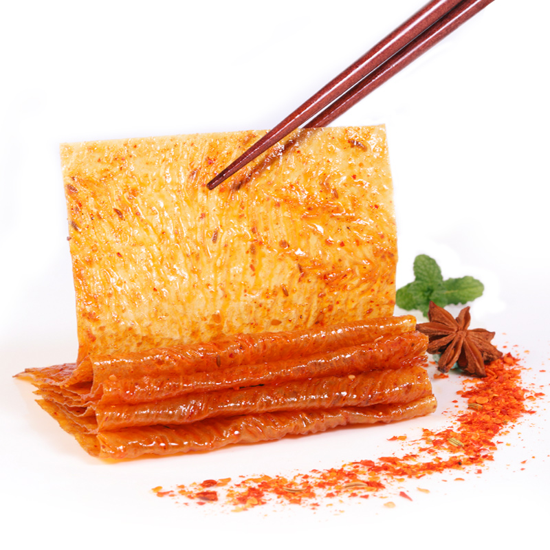 满300减210[三只松鼠_BIg大辣片230g]休闲零食童年大辣条网红零食老式辣皮儿时豆皮高清大图