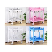 RSON 小推车置物架落地二层带轮可移动手推车 中号 CZ