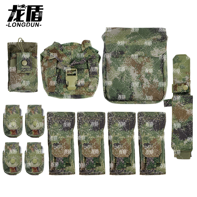 龙盾 背心军迷装备全套配件不含背心丛林荒漠水墨纹
