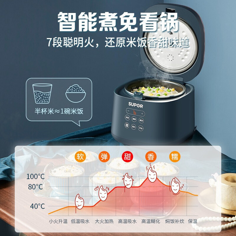 8l/升迷你1-2人350w小功率宿舍用多功能24h智能预约 sf18fc745