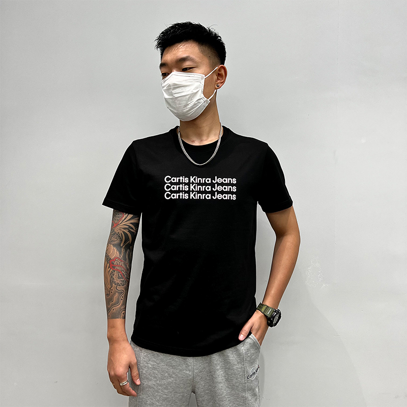 CartisKinra2022夏季c.k潮流男士新款休闲百搭短袖T恤22TX9898