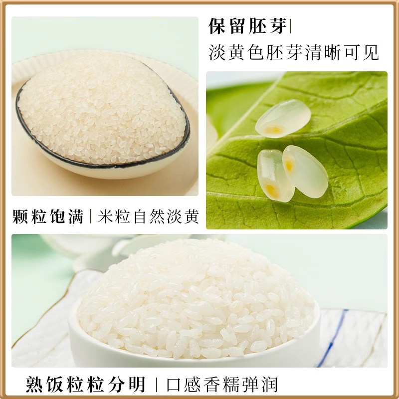 十月稻田胚芽米2.5kg 东北粳米保留胚芽真空装5斤家用大米高清大图
