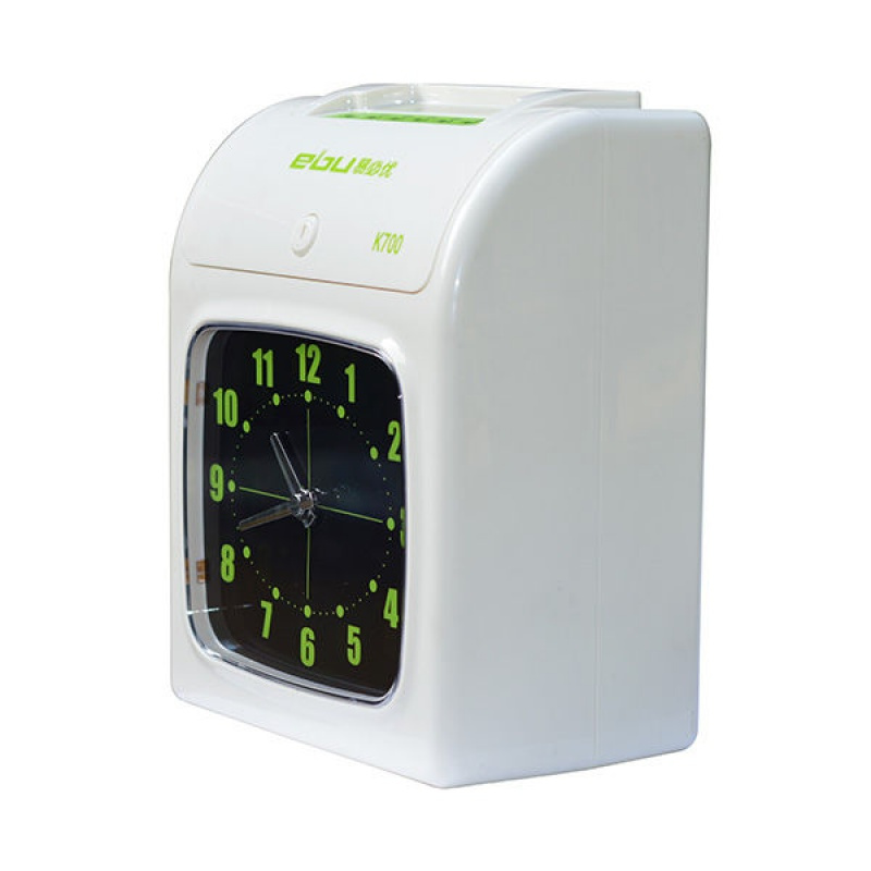 考勤机易必优k700打卡机纸卡式考勤打卡机员工上下班签到打卡钟标配50