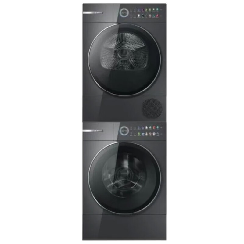 博世(BOSCH)WGM754D50W+WQM755U50W Napoli大师星云灰色洗烘套装高清大图