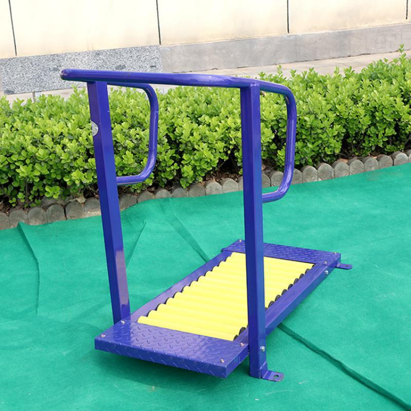 户外健身器材小区广场中年老人健身器材小弯跑步机路径