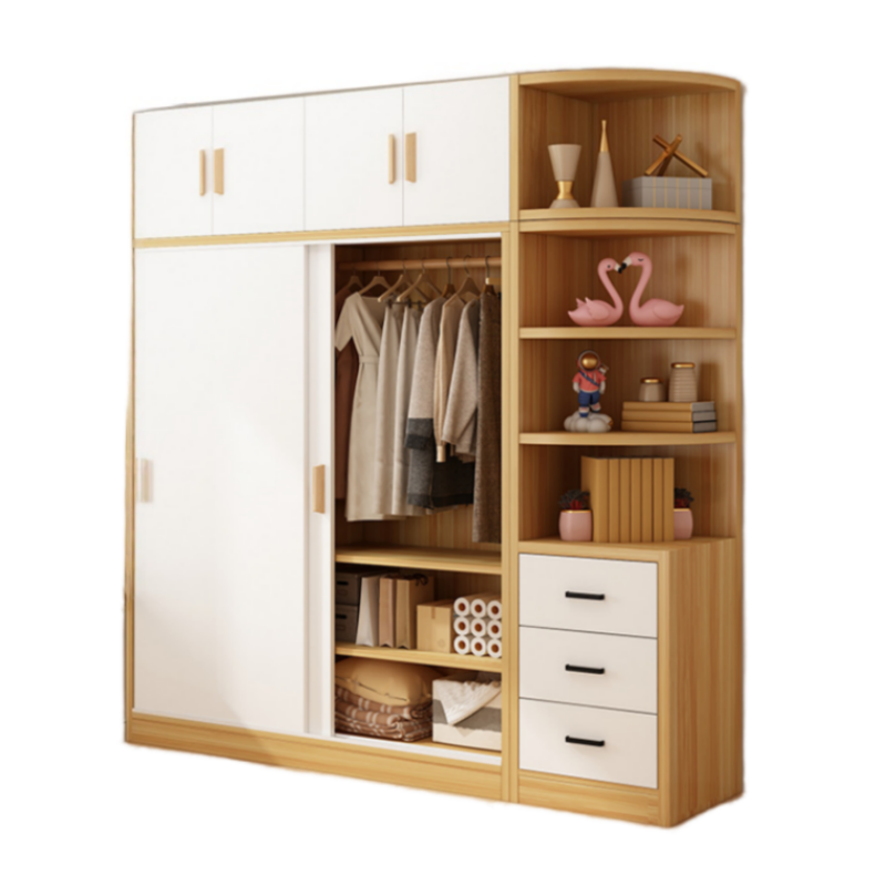 伊洛源 推拉 门木质衣柜高清大图