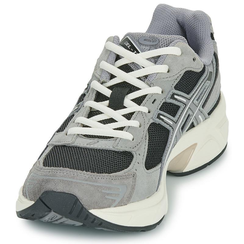 亚瑟士(ASICS)高帮皮革跑步鞋耐磨橡胶底运动鞋男