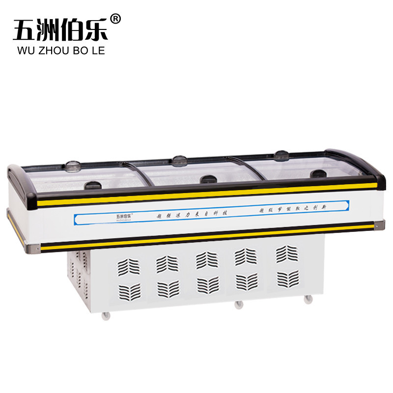 五洲伯乐(WUZHOUBOLE)SWD-2200 415升海鲜柜 商用生鲜冷藏柜 肉食保鲜展示柜 推拉门冰柜 卧式冷柜