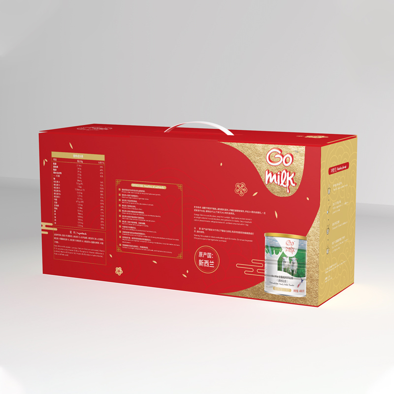 Go Milk 新西兰进口 全脂高钙羊乳粉400g*3 成人奶粉 礼盒装