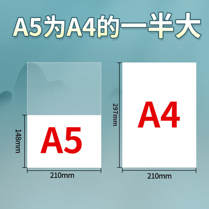 新绿天章 复印纸A5 80g 10包/箱(5000张).高清大图