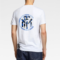 国际米兰俱乐部Inter Milan官方2020夏季男新款T恤简约时尚运动休闲短袖圆领套头衫高档棉氨印花设计感宽松上衣