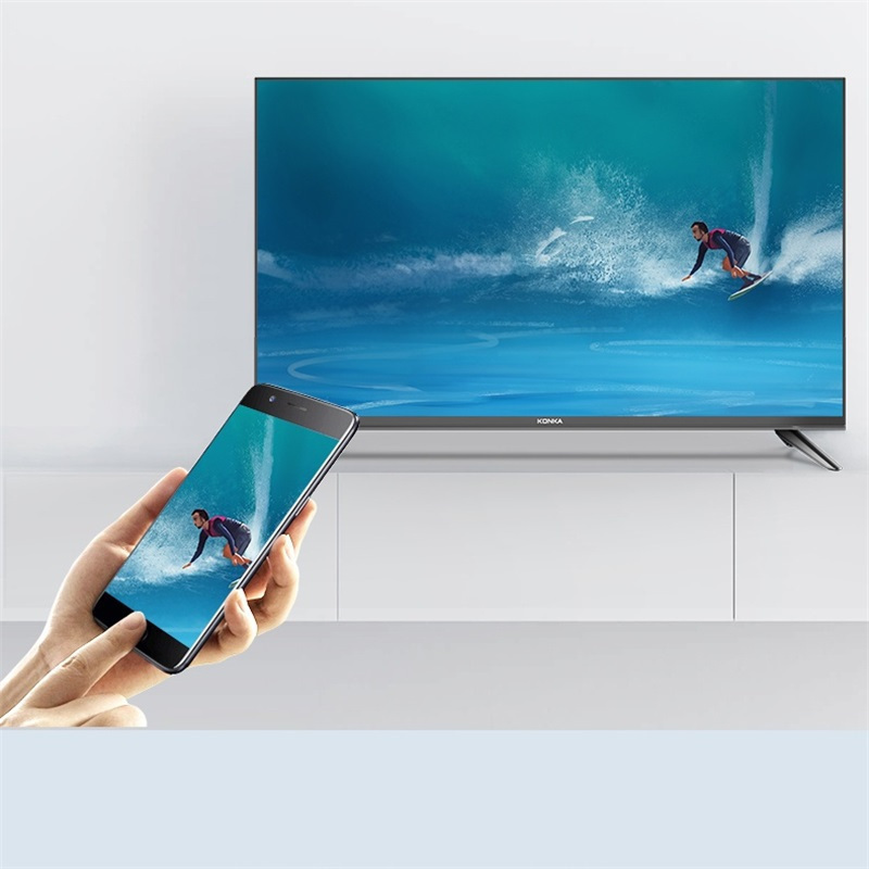 康佳konkaled43s2a43英寸全高清4gb存储智能网络wifi液晶电视机45视频