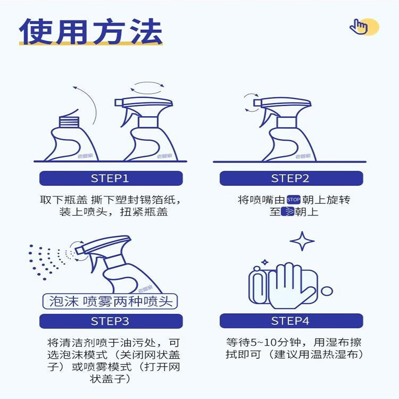 沫檬 重污多用魔力喷(黄色)400ml高清大图
