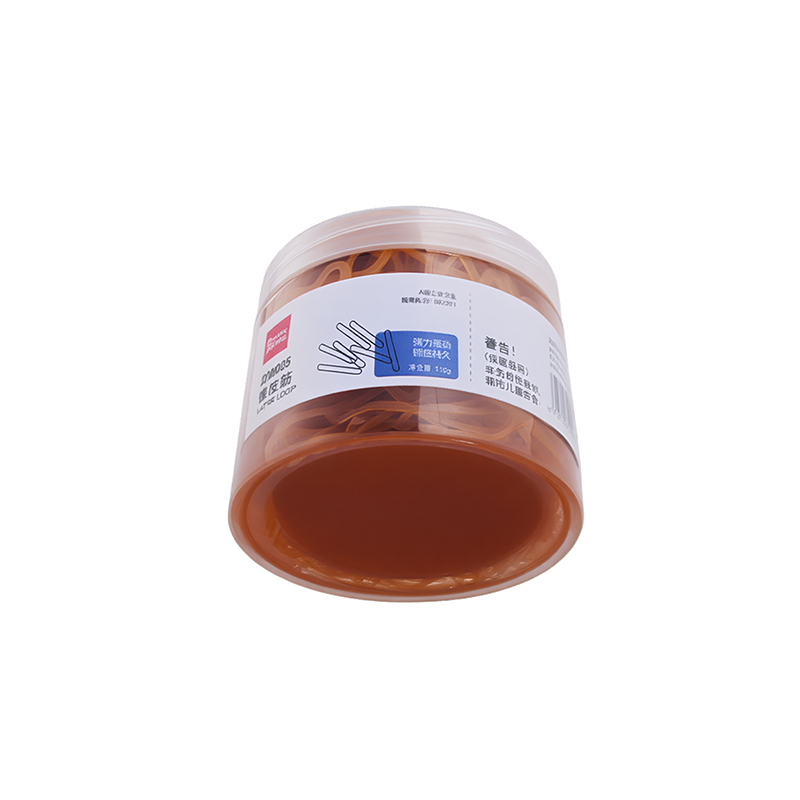 齐心 ZB0035 橡皮筋 桶装 100g 黄 1桶装高清大图