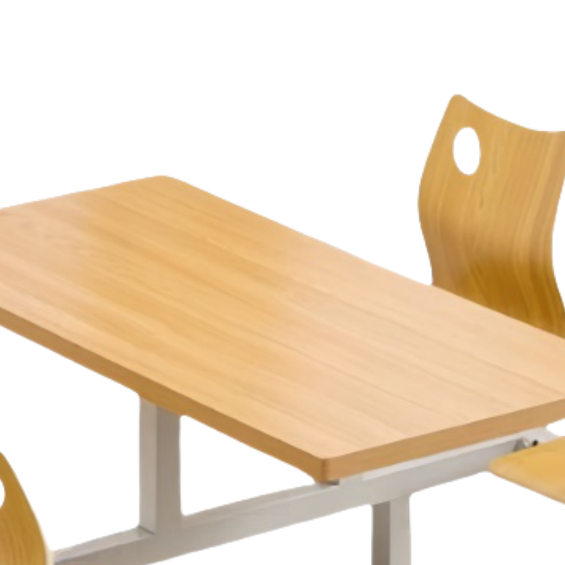 鑫龙都连体餐桌四椅1.2米套高清大图