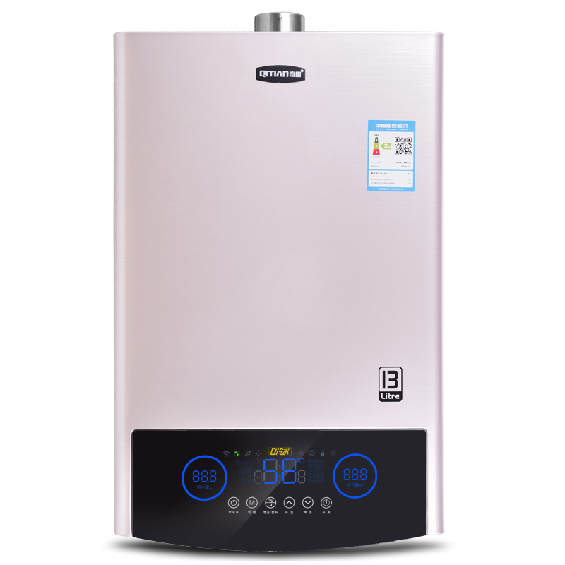 奇田(Qitian)JSQ26-13L-L6零冷水13升强排式燃气热水器 智能变升热水器 恒温热水器 天然气