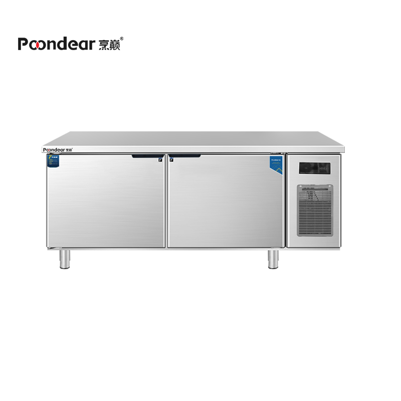 烹巅(Poondear)商用平冷工作台 1米5冷藏 PD-LC1580 工程款
