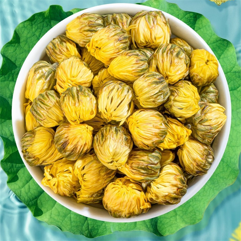 菊花茶胎菊杭白菊凉茶叶花草茶正品可搭决明子金银花茶组合官方店高清大图