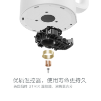 小米电热水壶烧水壶 双层防烫 精准温控 1800W快烧 1.5L大容量 304不锈钢